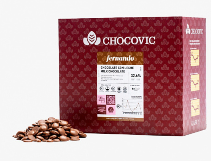 Изображение Шоколад молочный Chocovic Fernando 32,6% , 100 гр